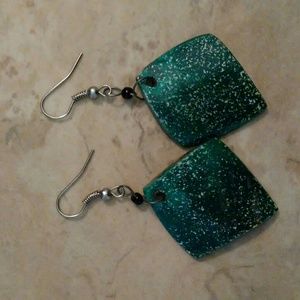 Painted Bone Earring Set